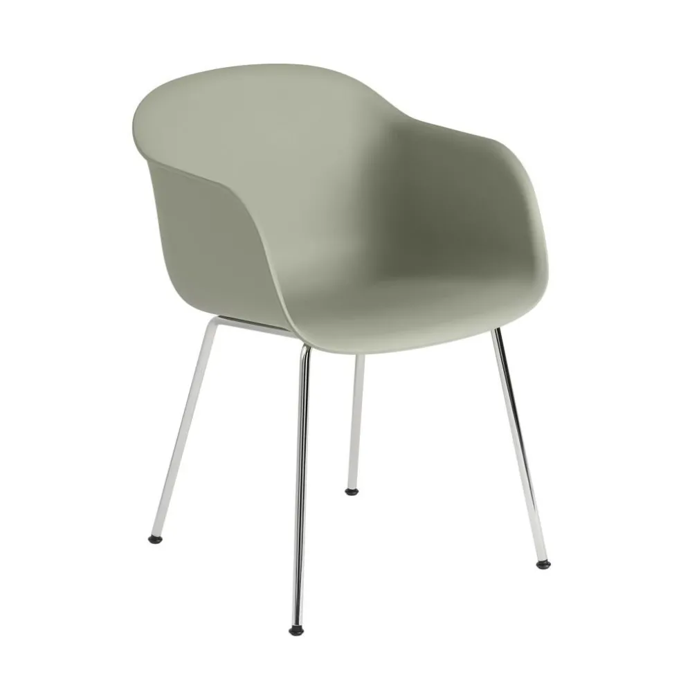 Fiber Armchair Rohrgestell Chrom Recycelt
