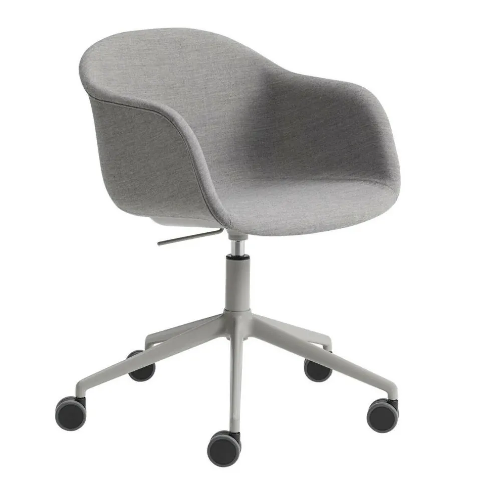 Fiber Chair Drehstuhl mit Rollen und Gaslift