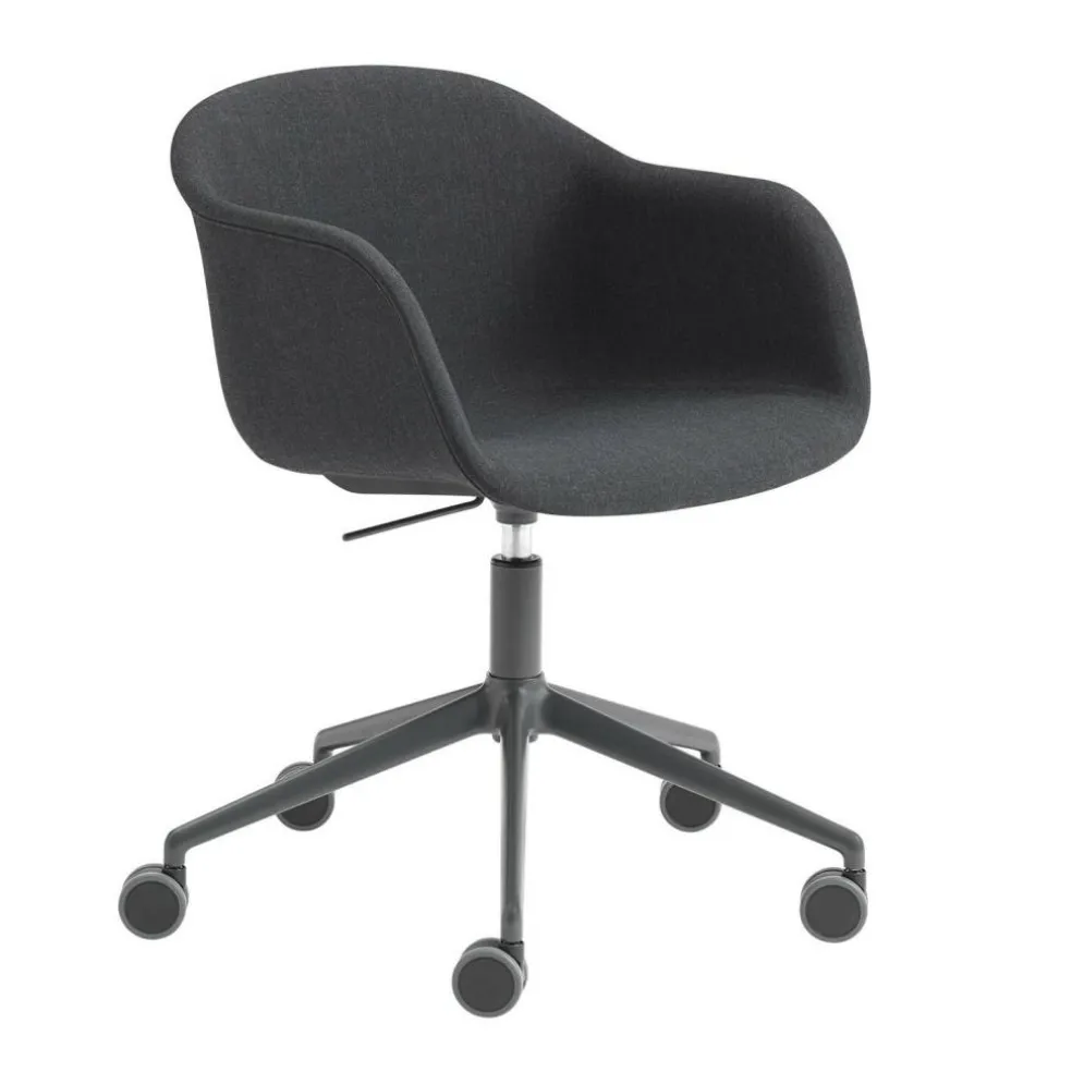 Fiber Chair Drehstuhl mit Rollen und Gaslift