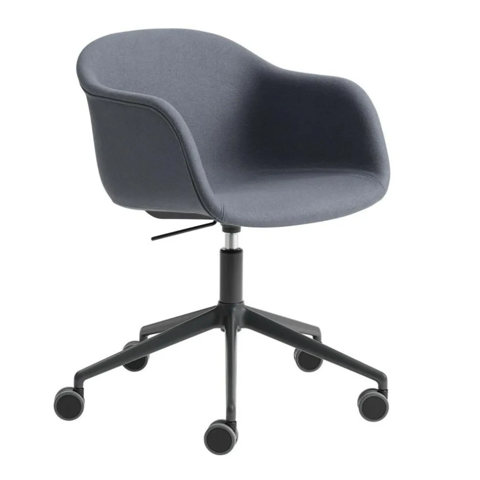 Fiber Chair Drehstuhl mit Rollen und Gaslift