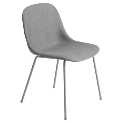 Fiber Chair Stuhl gepolstert mit Rohrgestell