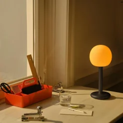 Fire LED Tischleuchte