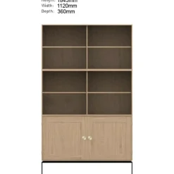 FK63 Standregal 112x36x184,5cm
