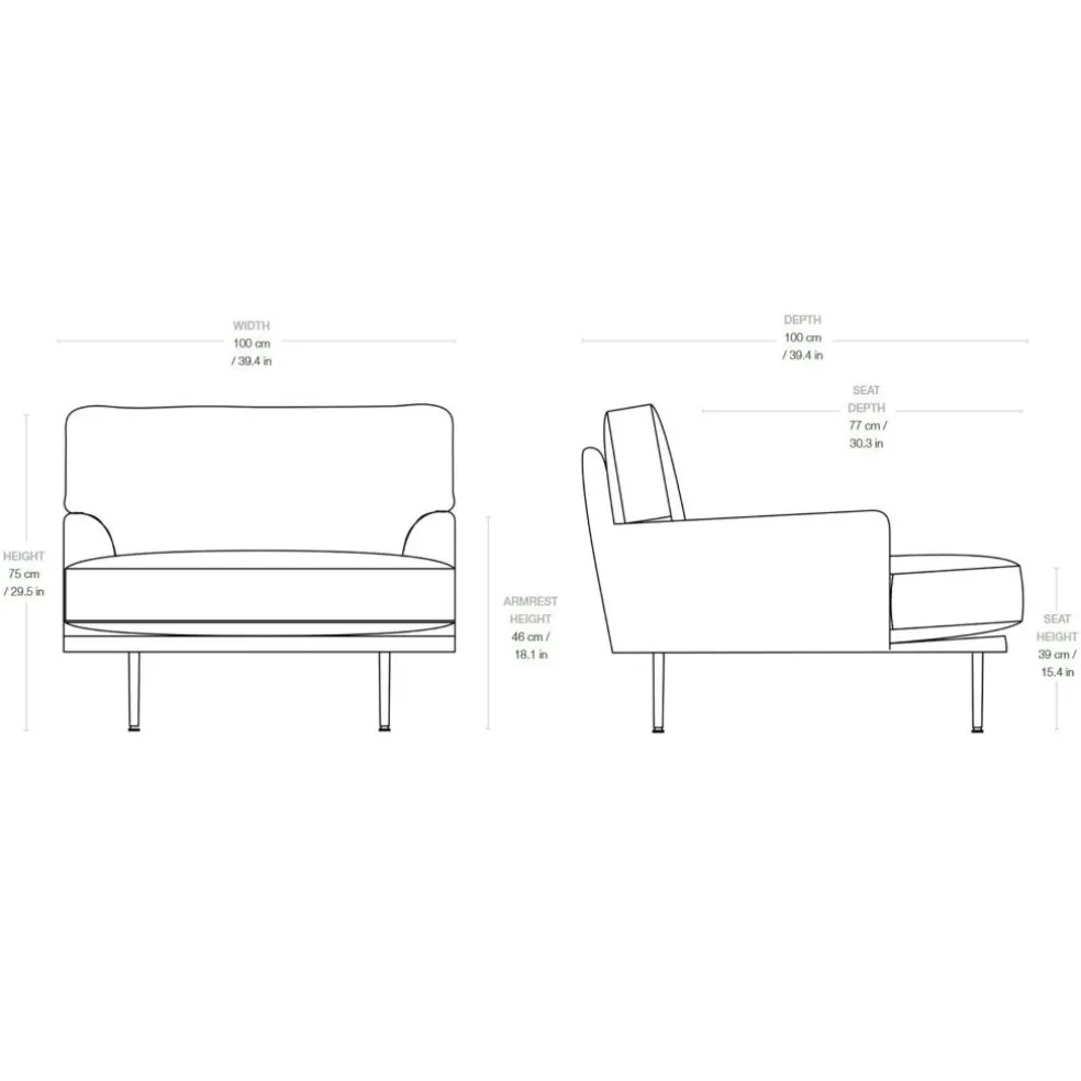 Flaneur Lounge Sessel