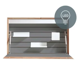 Flatbox LED Wandsekretär mit An/Aus Schalter