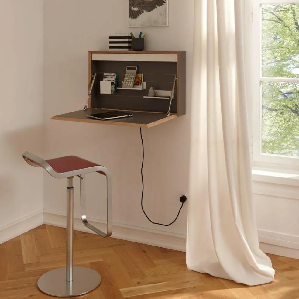 Flatbox LED Wandsekretär mit Soft-Touch Schalter