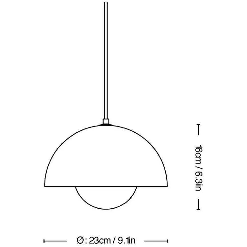 Flowerpot VP1 Pendelleuchte