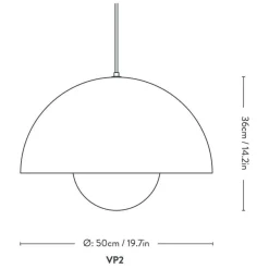 Flowerpot VP2 Pendelleuchte