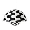 Flowerpot VP7 Pendelleuchte mit Muster