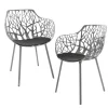 Forest Gartensessel 2er Set mit Sitzauflagen
