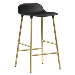 Form Barhocker Gestell Messing 65cm