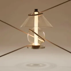 Fragile LED Tischleuchte