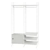 Garderobe mit Schrankelement 120x200x30cm