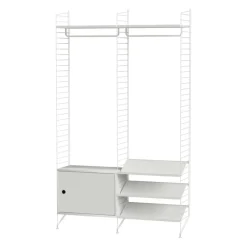 Garderobe mit Schrankelement 120x200x30cm