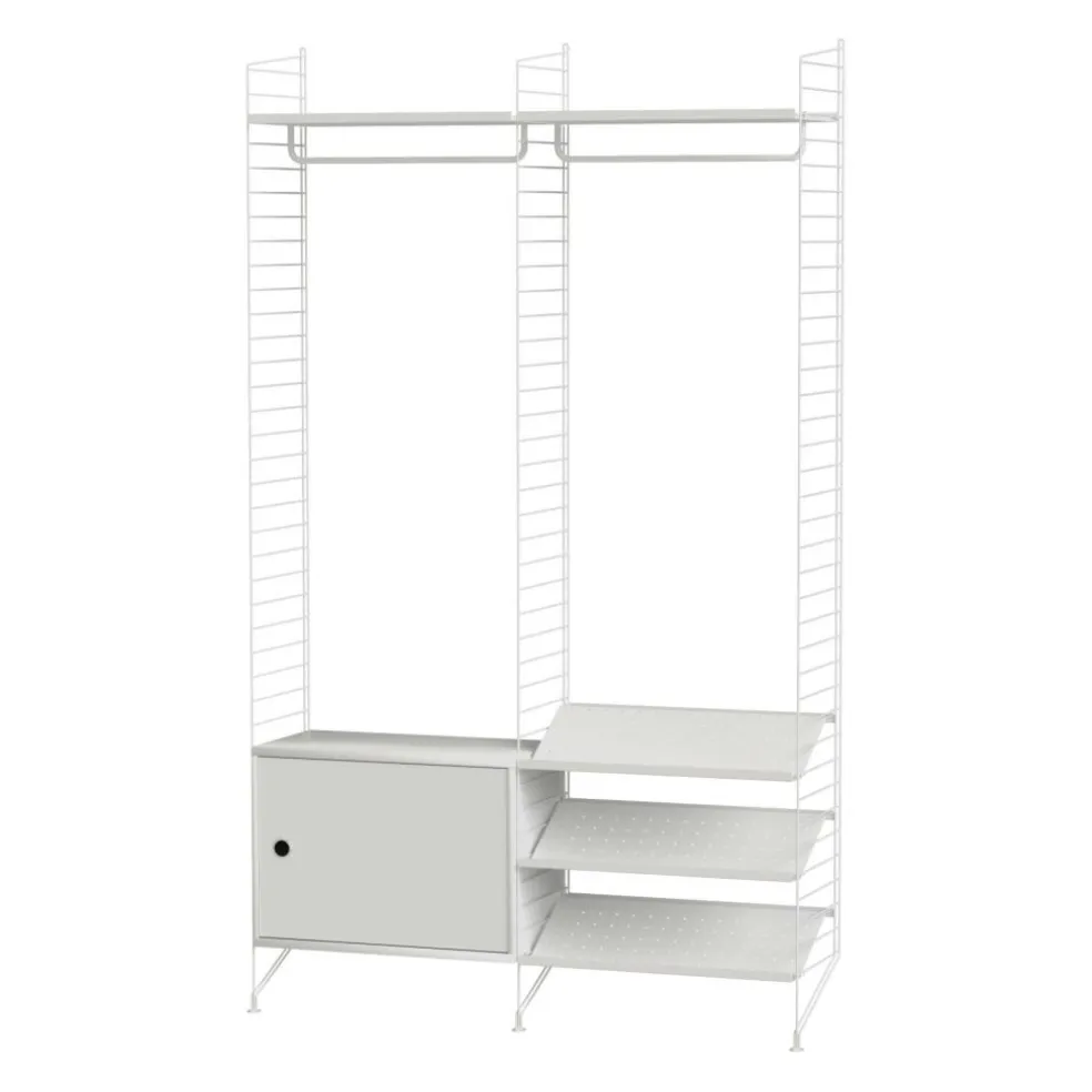 Garderobe mit Schrankelement 120x200x30cm