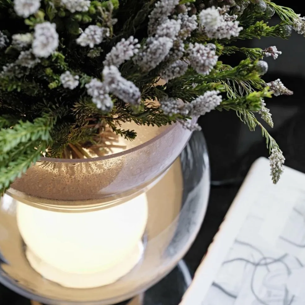 Giova Tischleuchte mit Blumenvase