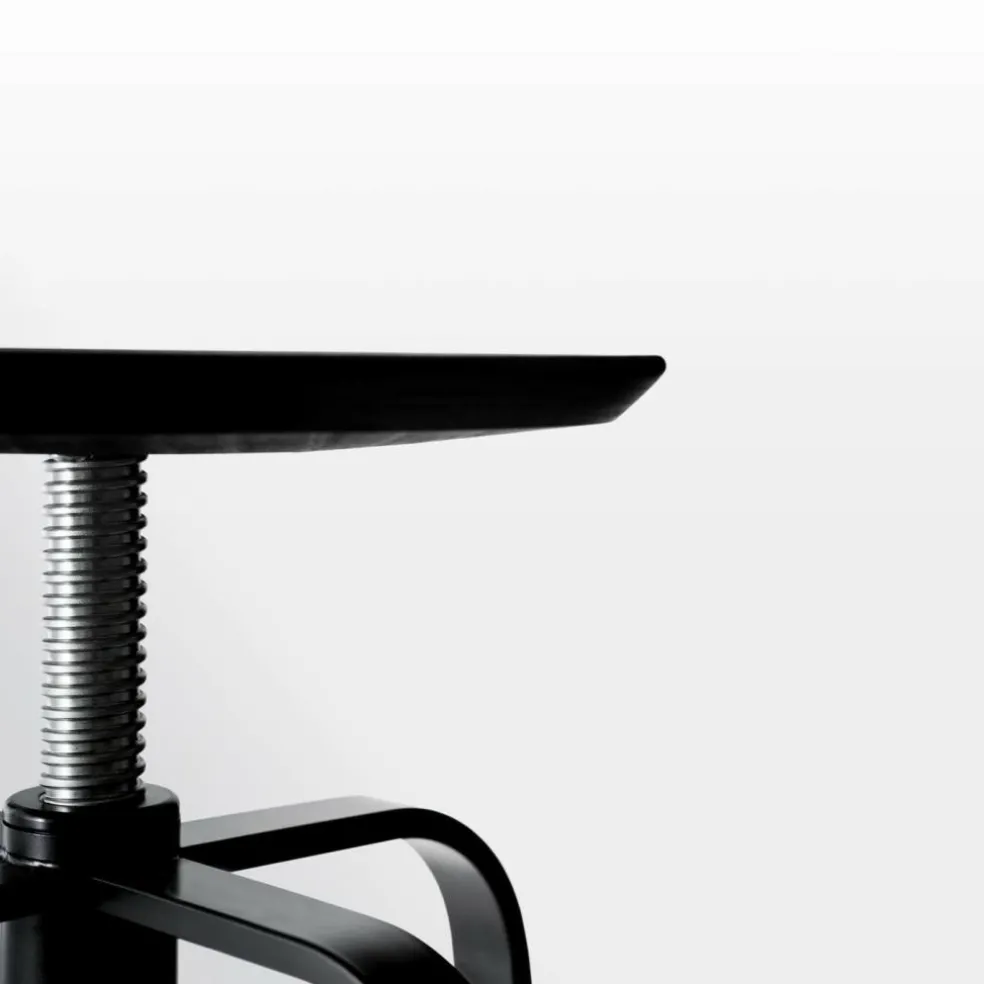 Giro S106 Hocker Sitzfläche Edelstahl 66-76cm
