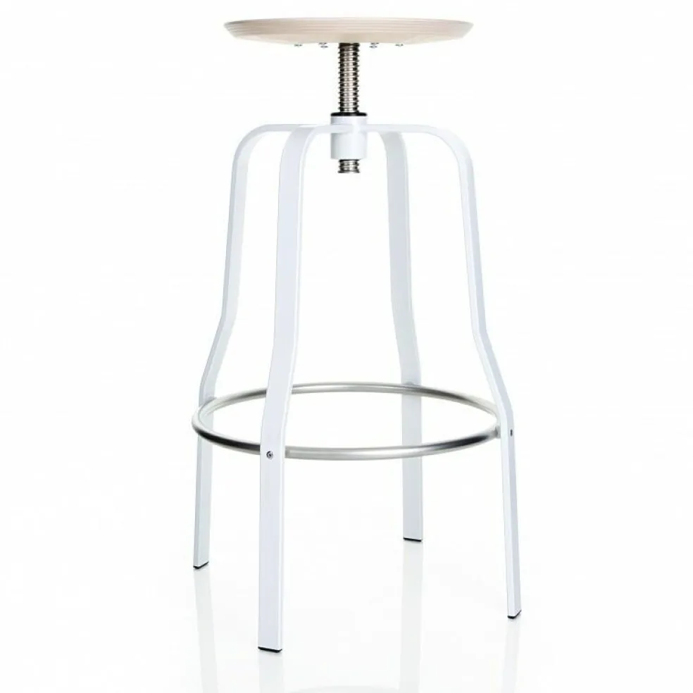 Giro S106 Hocker Sitzfläche Holz 66-76cm