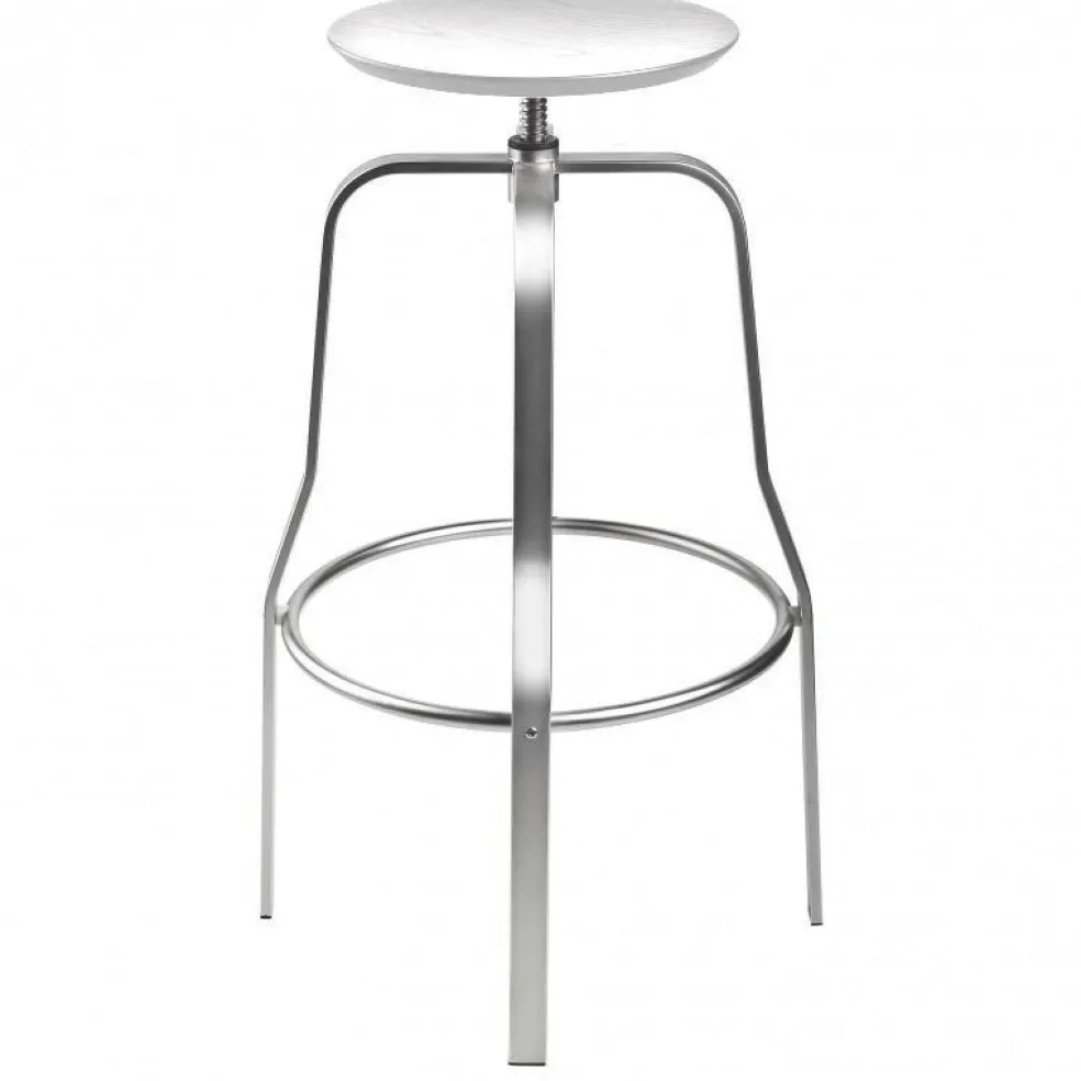 Giro S106 Hocker Sitzfläche Holz 66-76cm
