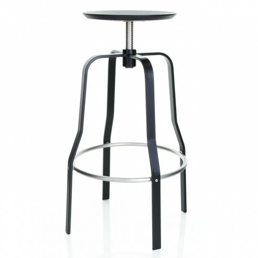 Giro S106 Hocker Sitzfläche Holz 66-76cm
