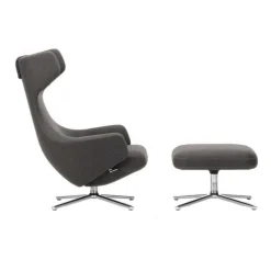 Grand Repos Sessel & Ottoman Stoff