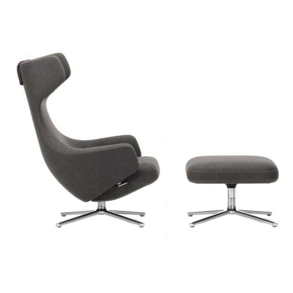Grand Repos Sessel & Ottoman Stoff