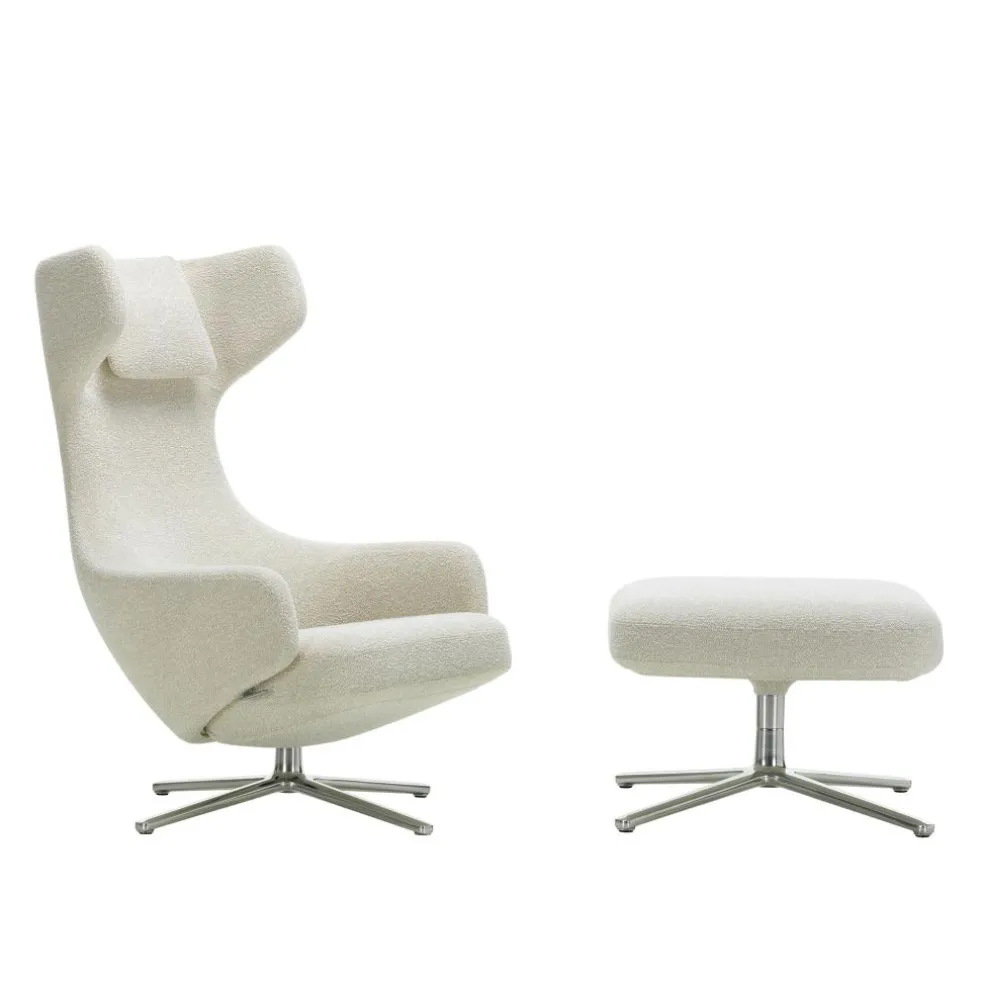 Grand Repos Sessel & Ottoman Stoff