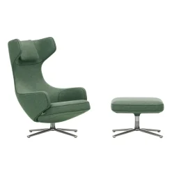 Grand Repos Sessel & Ottoman Stoff