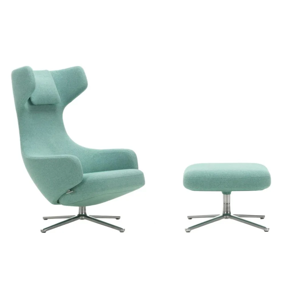 Grand Repos Sessel & Ottoman Stoff