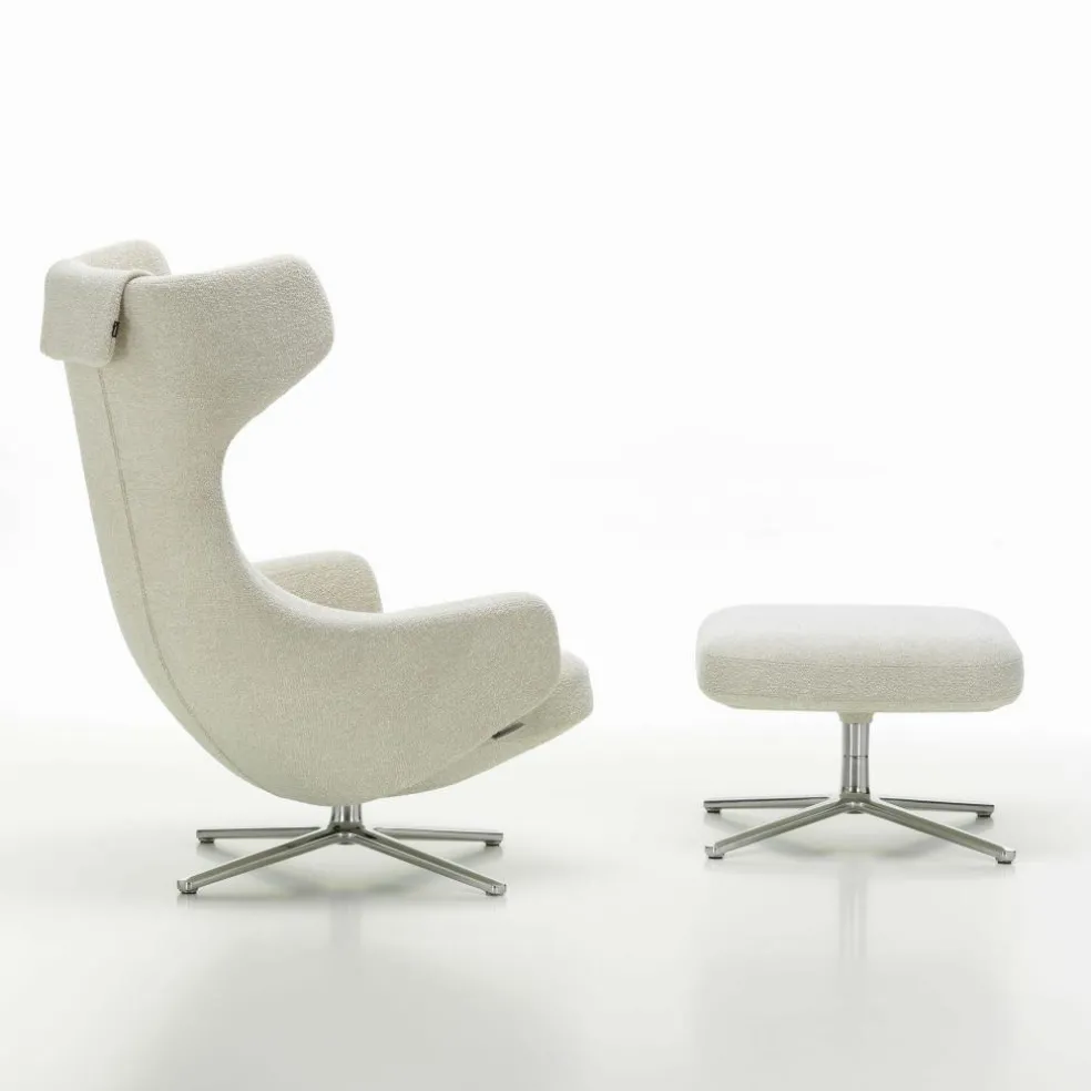 Grand Repos Sessel & Ottoman Stoff