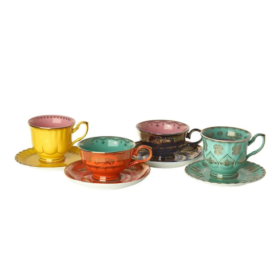 Grandpa Tasse mit Untertasse 4er Set