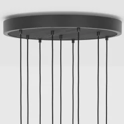Graphite Nine Pendant with Voronoi II Pendelleuchte