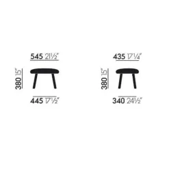 HAL Lounge Sessel & Ottoman Stoff