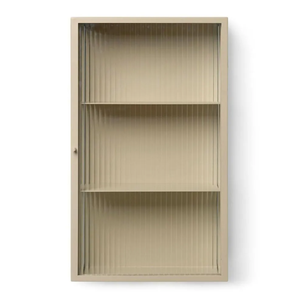 Haze Wandschrank geriffeltes Glas