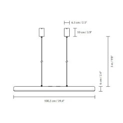 Hazel Branch LED Pendelleuchte