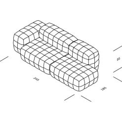 Henn 10 Sofa 245x105cm