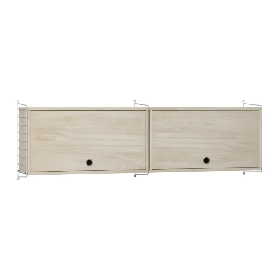 Hängeschrank mit Klapptüren 156x50x30cm