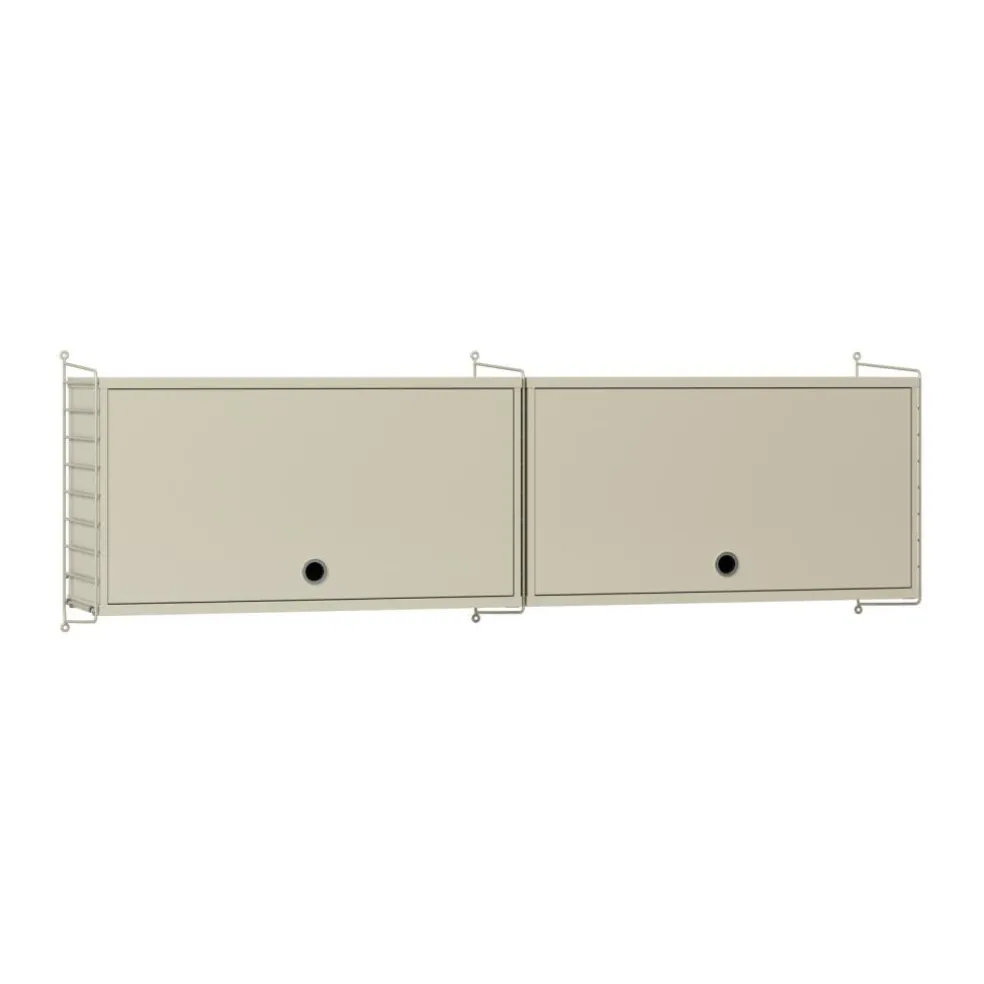 Hängeschrank mit Klapptüren 156x50x30cm