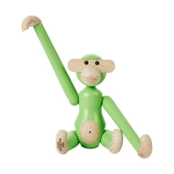 Holzfigur Affe mini Buche
