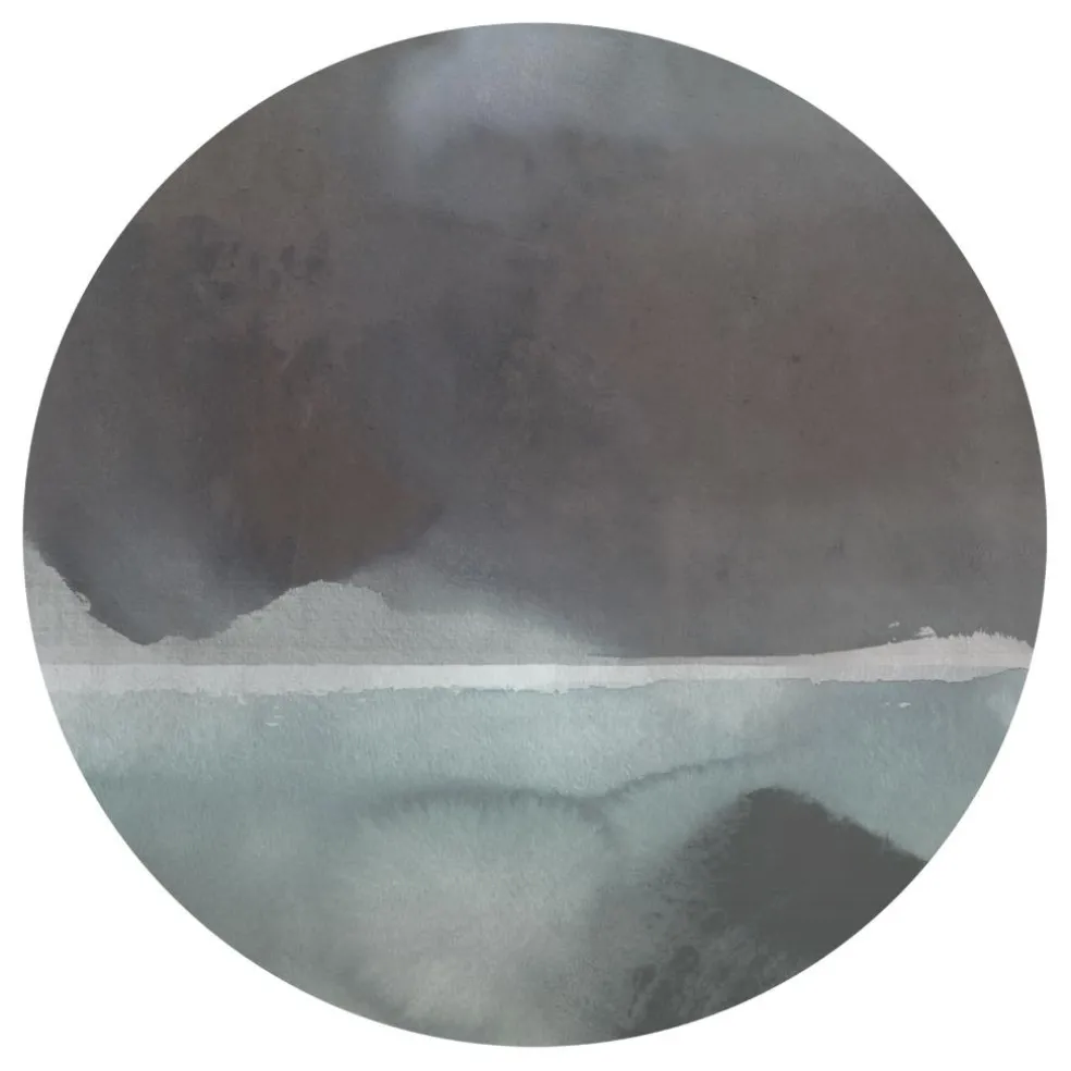 Horizon Fog Round Teppich