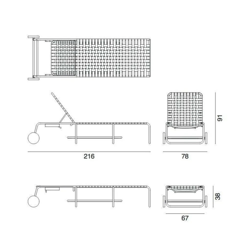 Inout 883 Sonnenliege