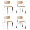 J182 Holmen Stuhl stapelbar 4er Set
