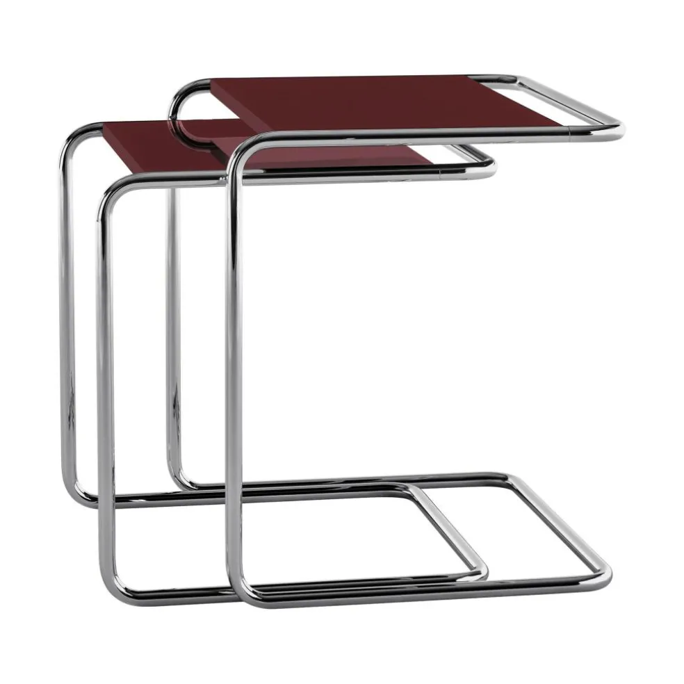 JS. THONET a personal Interpretation by Jil Sander B 97 Serious Beistelltisch 2er Set