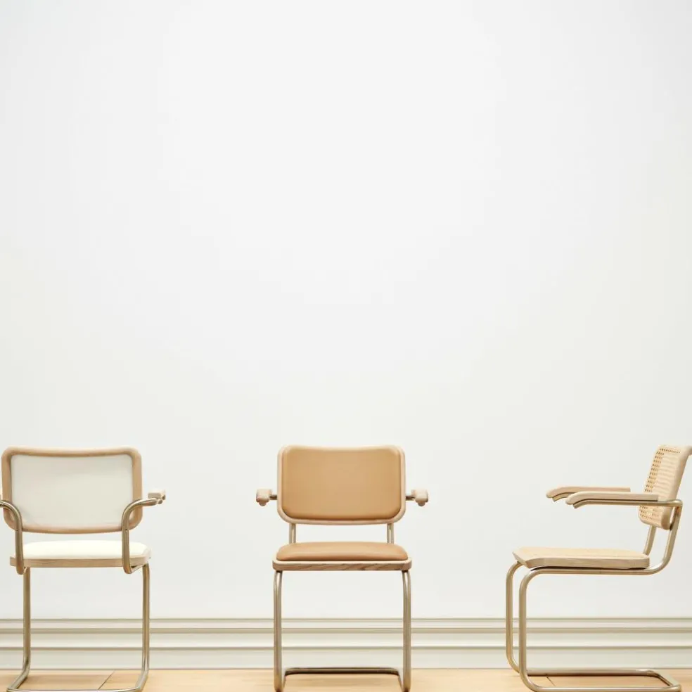JS. THONET a personal Interpretation by Jil Sander S 64 P Nordic Freischwinger Armlehnstuhl
