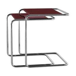 JS. THONET a personal Interpretation by Jil Sander B 97 Serious Beistelltisch 2er Set