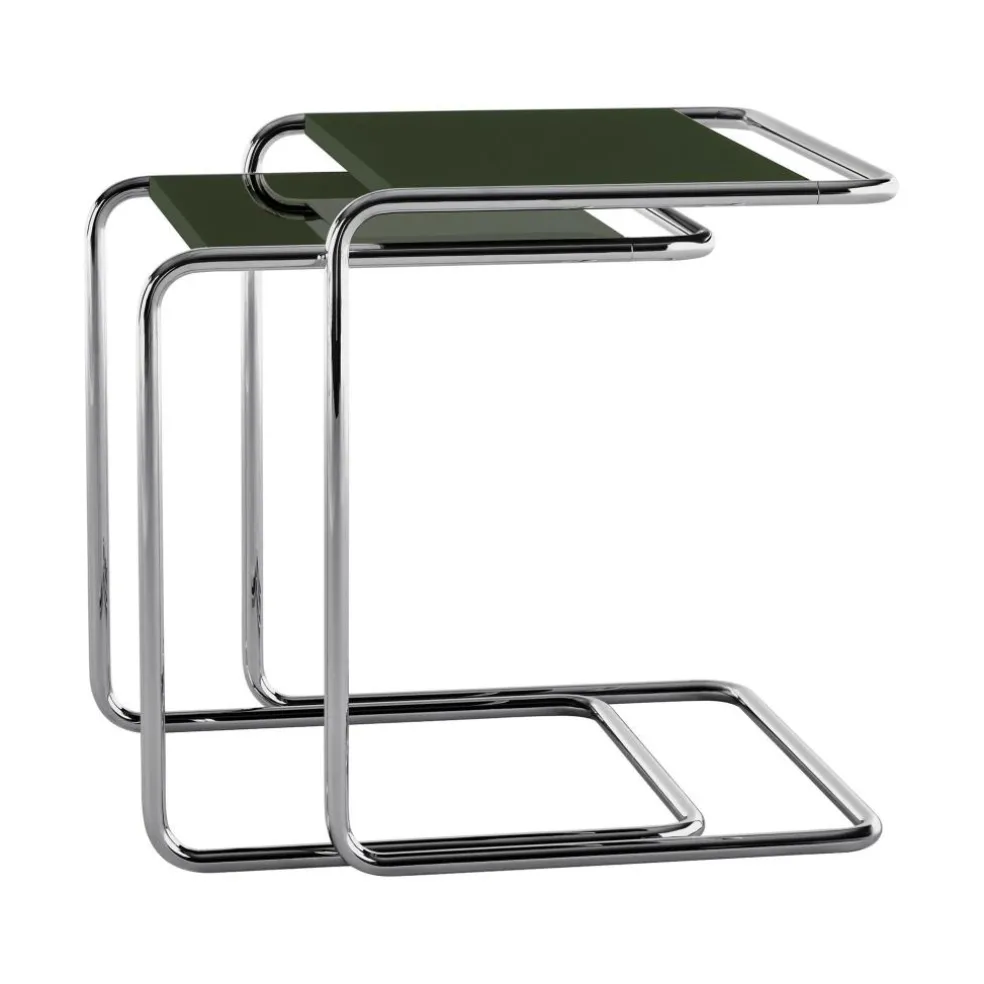 JS. THONET a personal Interpretation by Jil Sander B 97 Serious Beistelltisch 2er Set