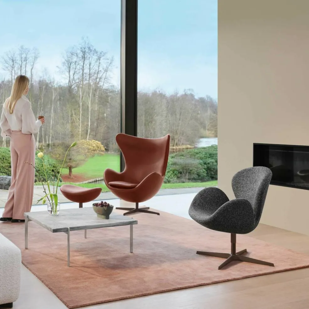 Jubiläumsedition 2022 Egg/Das Ei™ Loungesessel Leder