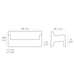 Jut Outdoor Sofa