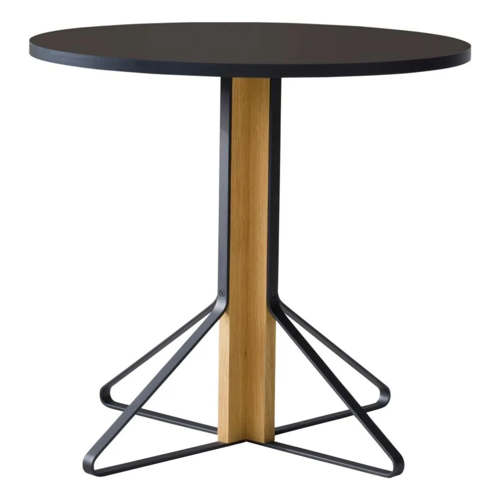 Kaari REB003 Tisch Eiche klar lackiert Ø80cm