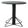 Kaari REB003 Tisch Eiche schwarz Ø80cm